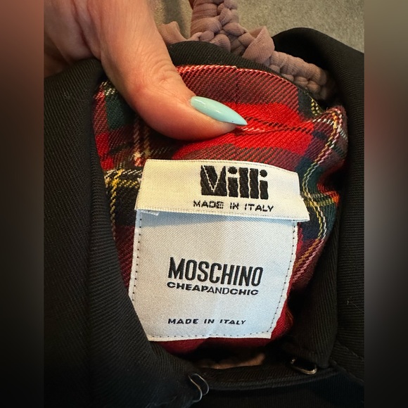 Moschino Black Double Breasted Jacket - Picture 7 of 13